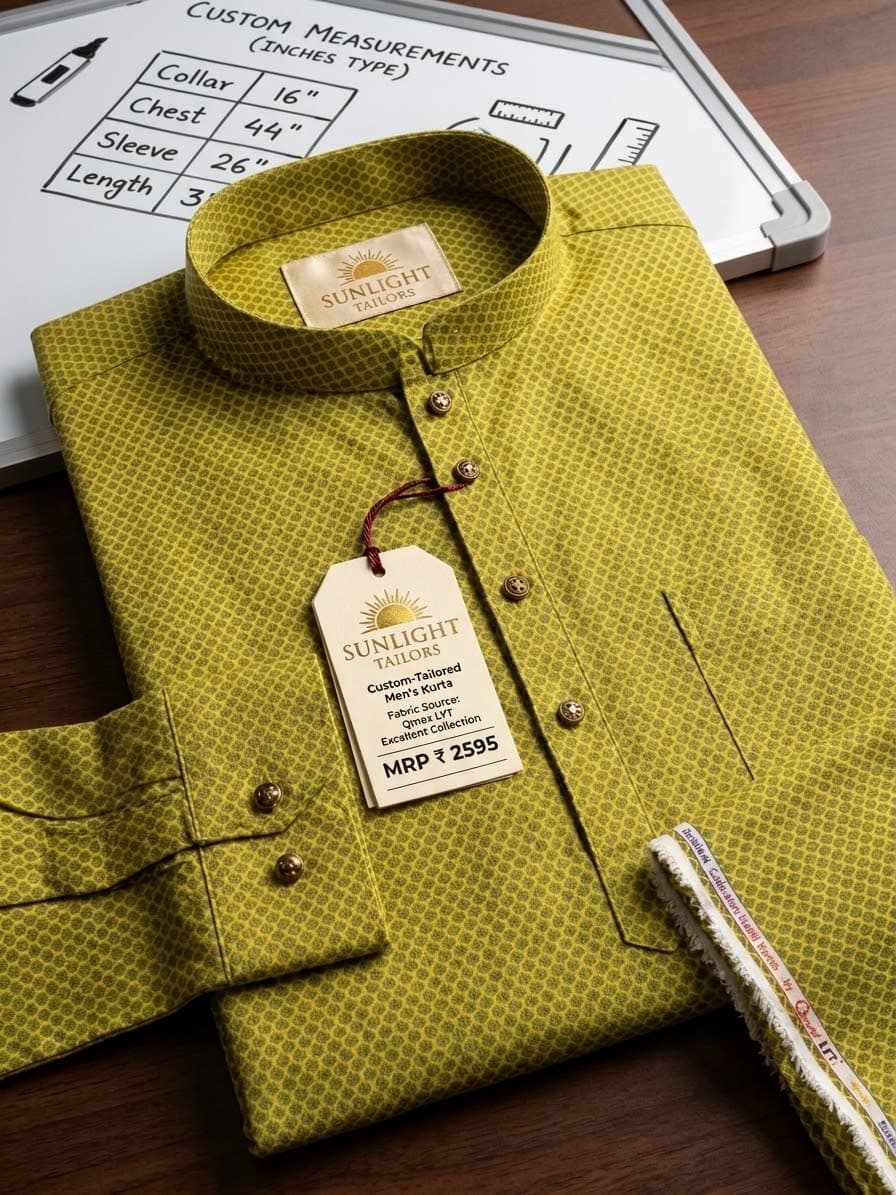 Custom Made Men's Kurta